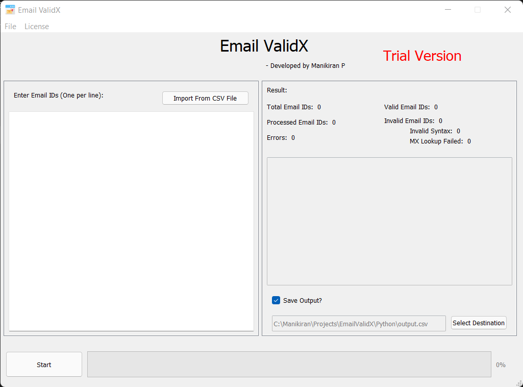 EmailValidX